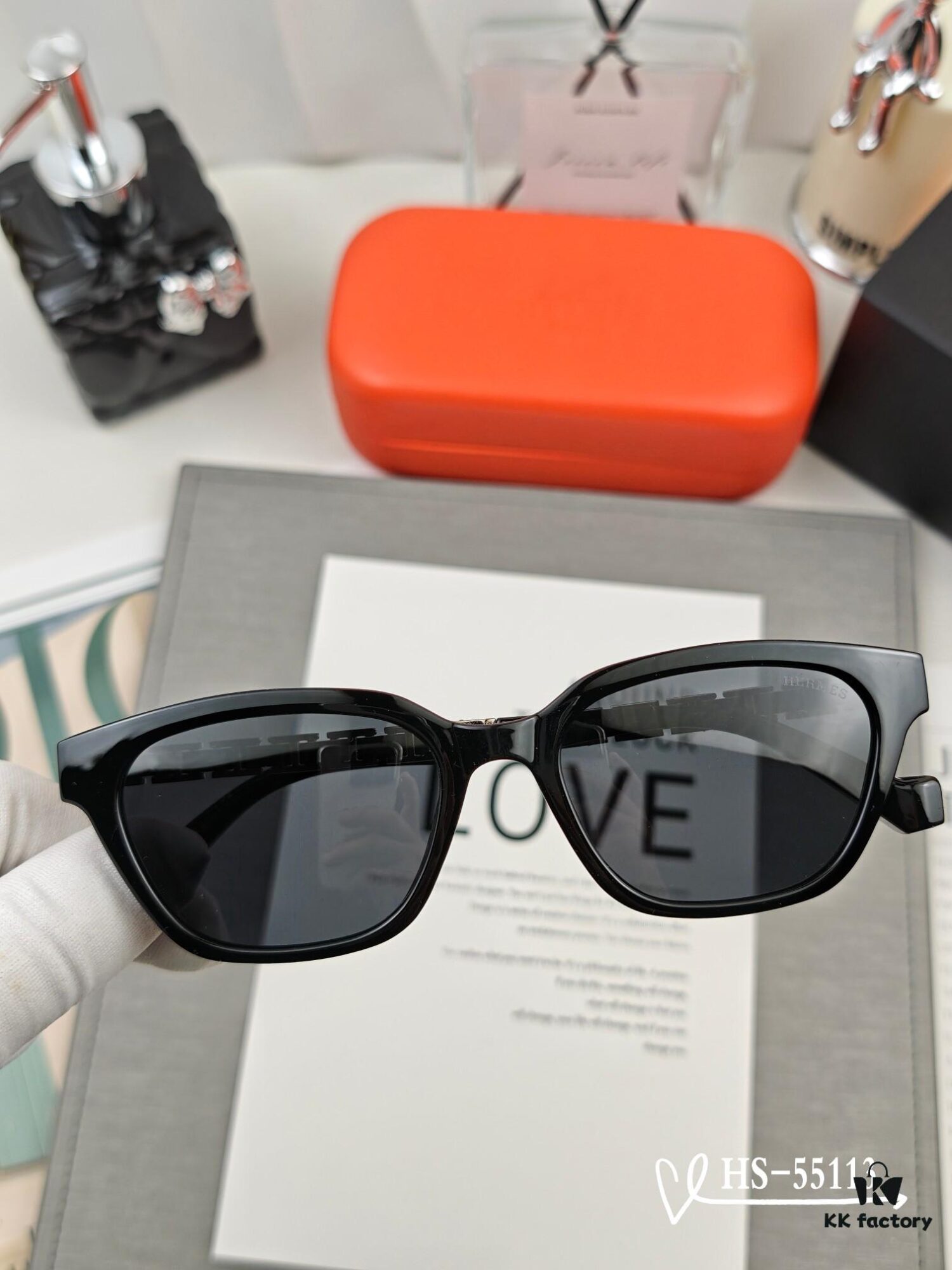 Hermes - Polarized Sunglasses with POLAROID Resin Lenses, Lightweight TR90 Frame, Size 59-13-147, Model 55113