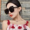 HERMES 2025 Spring New Arrival Original Release Famous Internet Super Popular Blue Classic Luxury Global Fashion Square Sunglasses