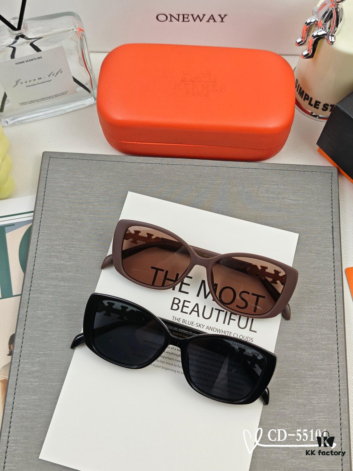 Hermes - HERMES | New Model Sunglasses with Polarized Lenses, Lightweight TR90 Frame, UV Protection for Travel and Daily Wear