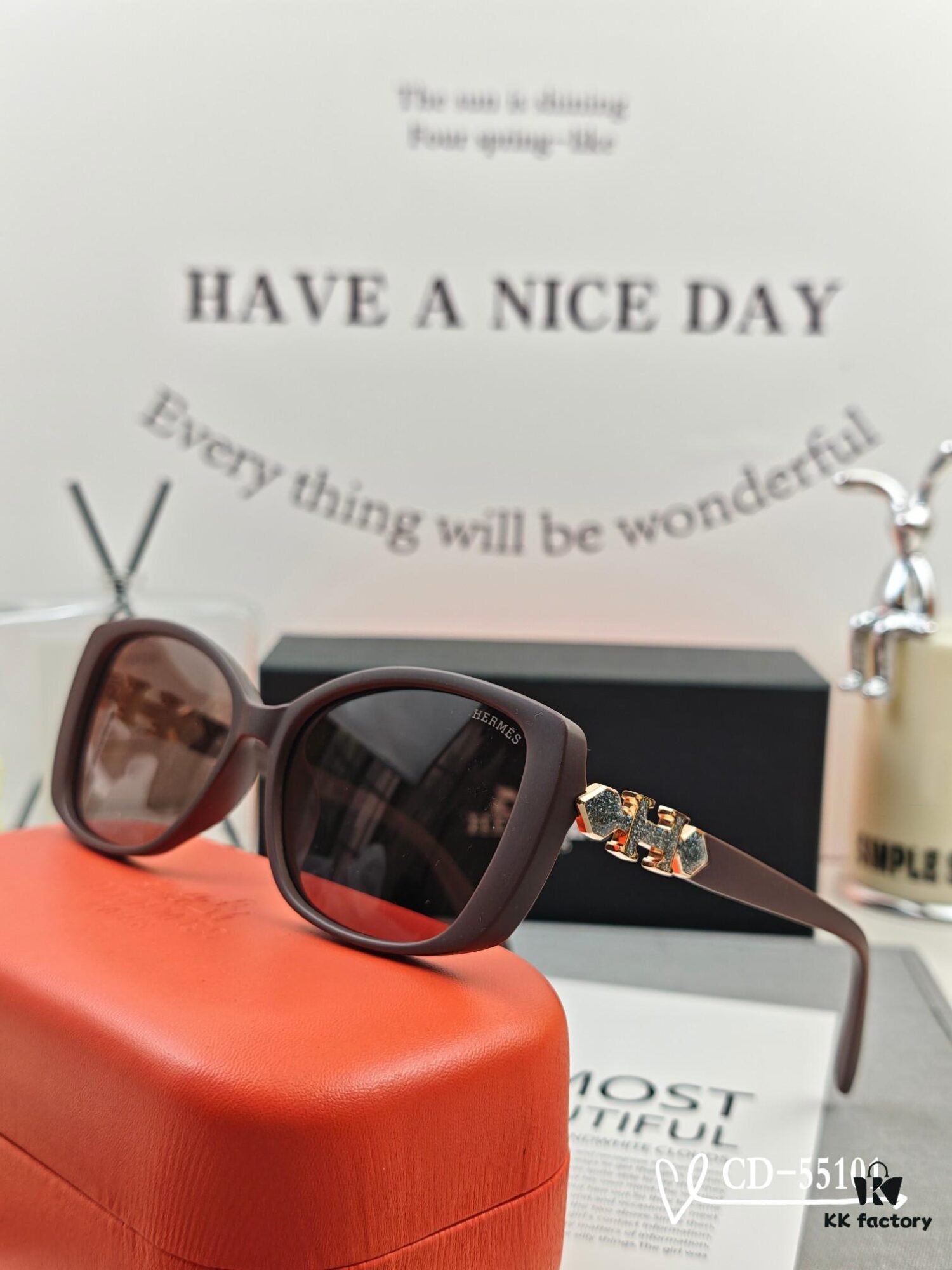 Hermes - HERMES | New Model Sunglasses with Polarized Lenses, Lightweight TR90 Frame, UV Protection for Travel and Daily Wear