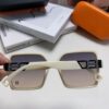 Hermes 2024 New Women's Square Oversized Sunglasses Round Face Slimming UV Protection Luxury Travel Sun Glasses