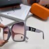 Hermes 2024 New Arrival Women's Square Oversized Sunglasses for Round Faces, Slimming UV Protection Sunglasses with Premium Aesthetic, Ideal for Travel and Sun Protection