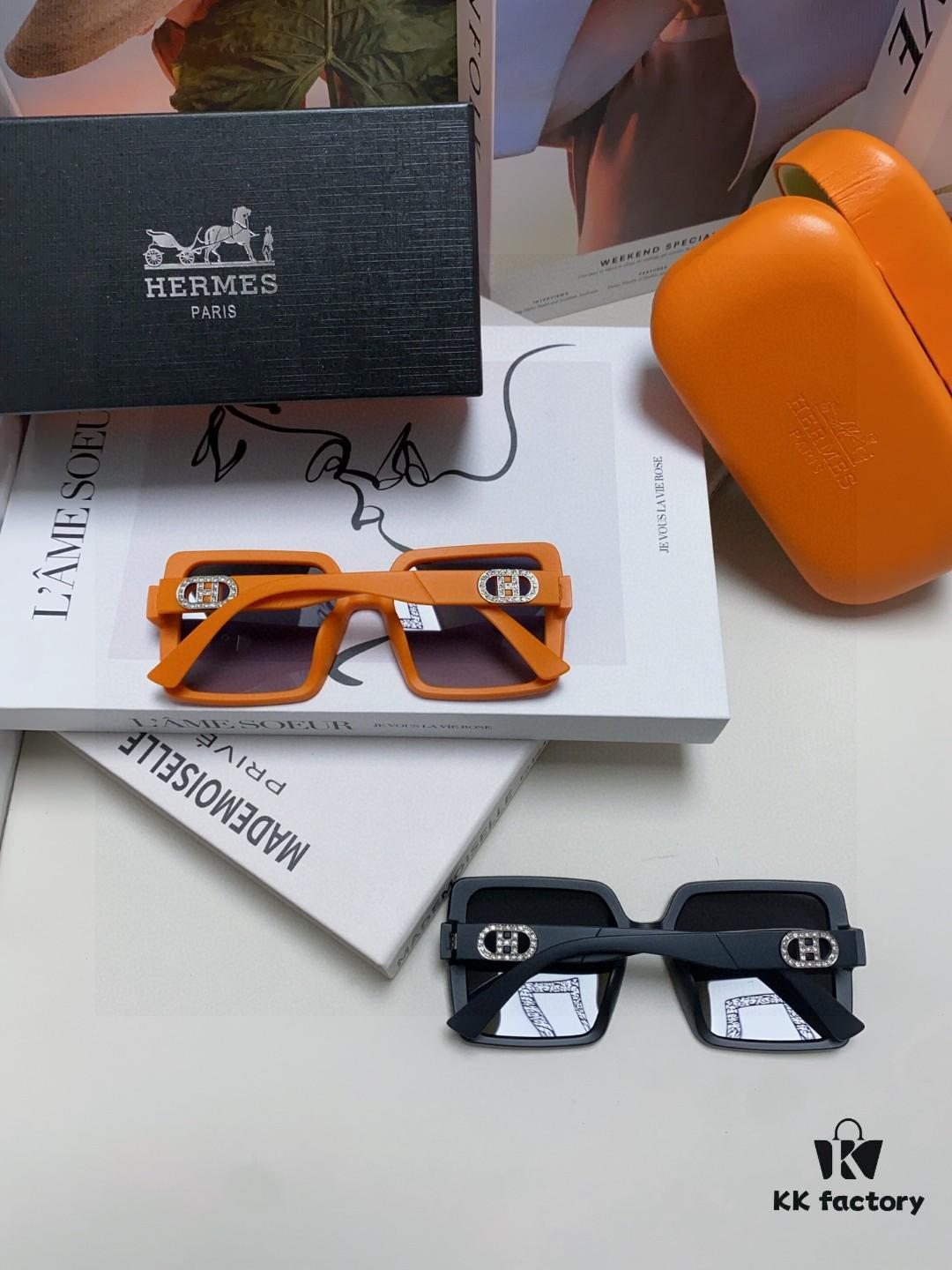 Hermes Women's Polarized Sunglasses 2024 New Arrival Premium UV Protection Anti-Glare Eyewear Slimming Effect