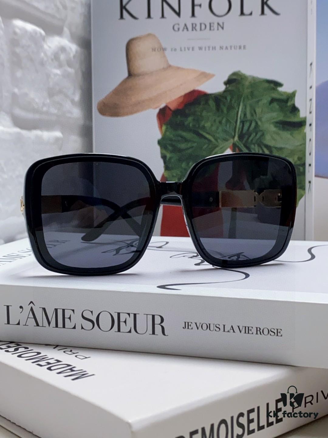 Hermes 2024 New Arrival Women's Sunglasses, Oversized Round Square Polarized UV Protection Driving Sunglasses for Women