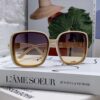 Hermes 2024 New Arrival Women's Sunglasses, Polarized Driving Glasses, Large Round Square Frame, UV Protection, Face-Framing Sun Protection