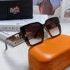 Hermes 2024 New Arrival Polarized Sunglasses for Women, Fashion Oversized Frame, Slimming Effect, UV Protection, Versatile and Stylish