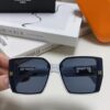 Hermes 2024 New Polarized Sunglasses for Women, Fashionable Oversized Frame, Slimming Effect, UV Protection, Casual and Versatile Sun Glasses