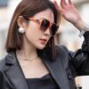 HERMES 2024 Spring New Arrival Original Release Famous Internet Sensation Ultra-Hot Selling Luxury Square Frame Sunglasses Model H1245