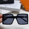 Hermes 2024 New Arrival High-End Stylish Oversized Square Frame Society Lady Sunglasses for Women, Trendy Large Round Face Sun Protection Shades