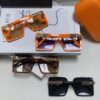 Hermes 2024 New Arrival High-End Stylish Oversized Square Frame Society Lady Sunglasses for Women, Trendy Large Round Face Sun Protection Shades