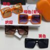 Hermes 2024 New Arrival High-End Stylish Oversized Square Frame Society Lady Sunglasses for Women, Trendy Large Round Face Sun Protection Shades