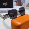 Hermes 2024 New Arrival Frameless Square Sunglasses, UV Protection Beach Sun Glasses with Premium Look, Face-Framing Design for Small Facial Appearance, Unisex Driving Shades