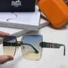 Hermes 2024 New Arrival Unframed Square Sunglasses, UV Protection Beach Sun Glasses with Premium Look, Slimming Design for Face, Unisex Driving Shades