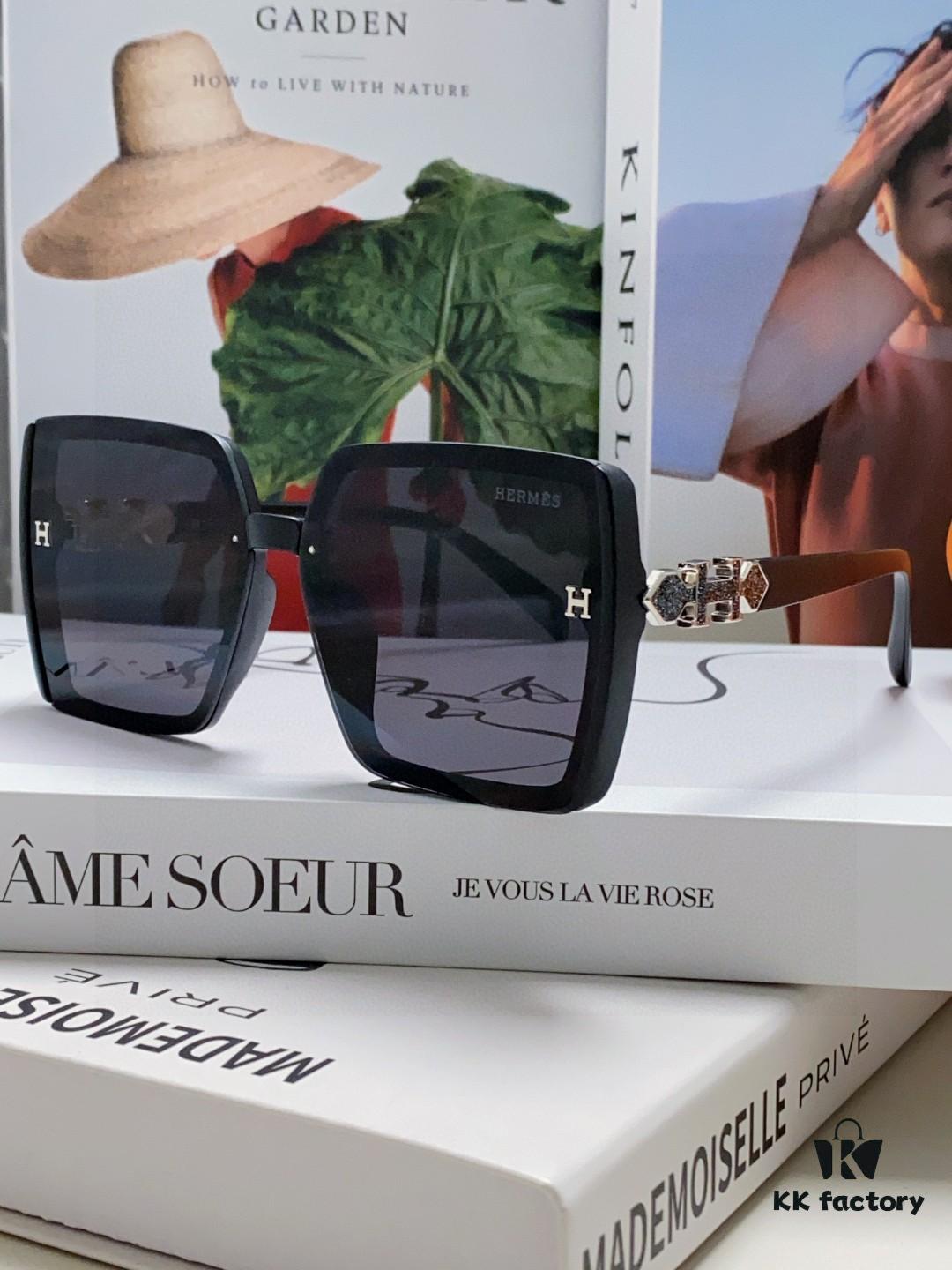 Hermes 2024 New Arrival Women's High-Definition Sunglasses