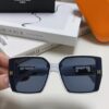 Hermes 2024 New Polarized Sunglasses for Women, Fashion Oversized Frame Sunglasses That Slim the Face, UV-Protective, Casual and Versatile Stylish Shades