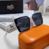 Hermes 2024 New Polarized Sunglasses for Women, Fashion Oversized Frame Sunglasses That Slim the Face, UV-Protective, Casual and Versatile Stylish Shades