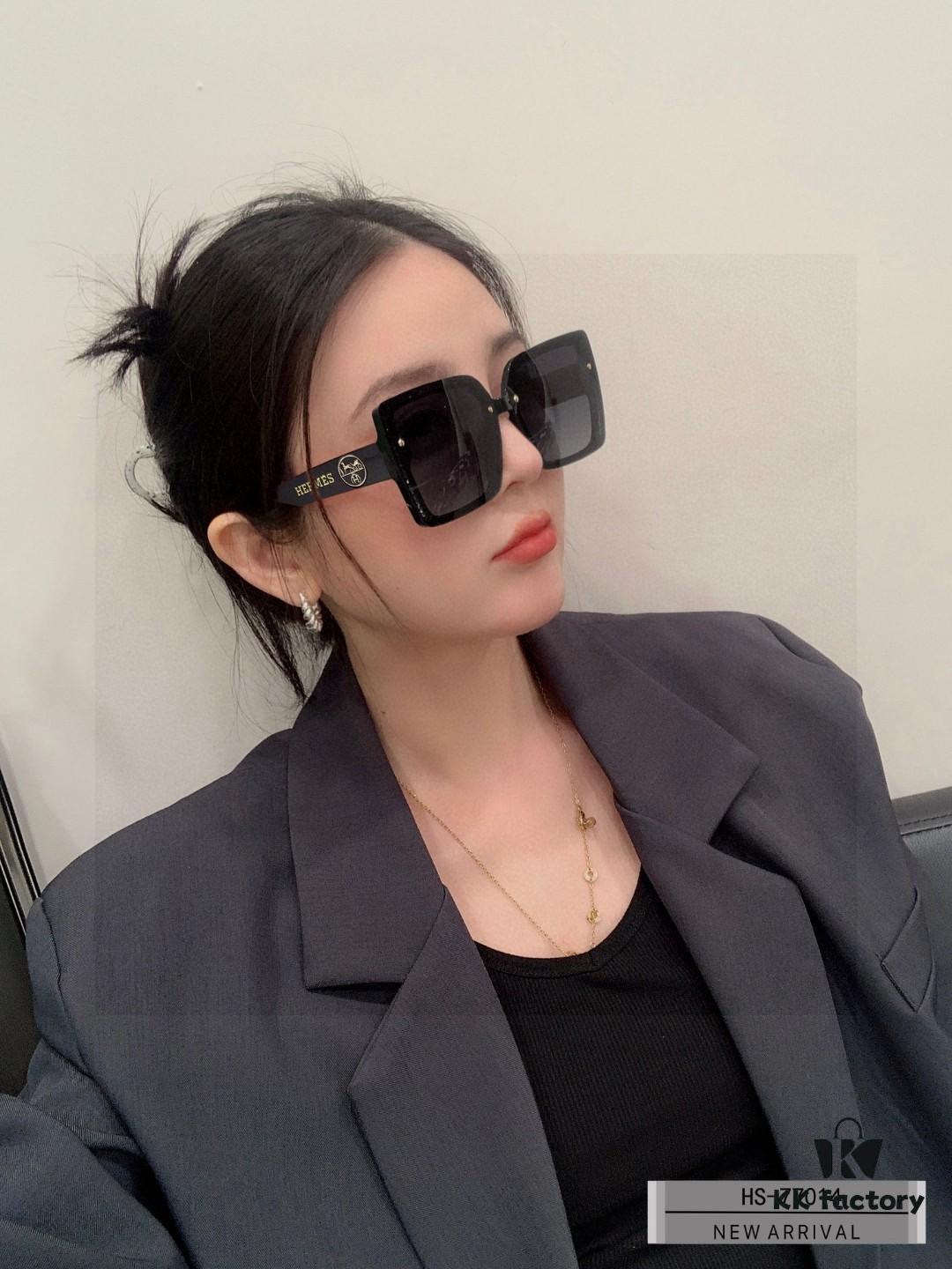 Hermes - New Model Sunglasses with Polarized Lenses, Lightweight TR90 Frame, UV Protection, Fashionable Travel Essential for Driving and Outdoor Use, 3 Colors Available