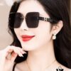 Hermes 2024 New Arrival Frameless Square Beach Sunglasses with UV Protection, Stylish Face-Framing Sun Protection Glasses for Driving, Unisex