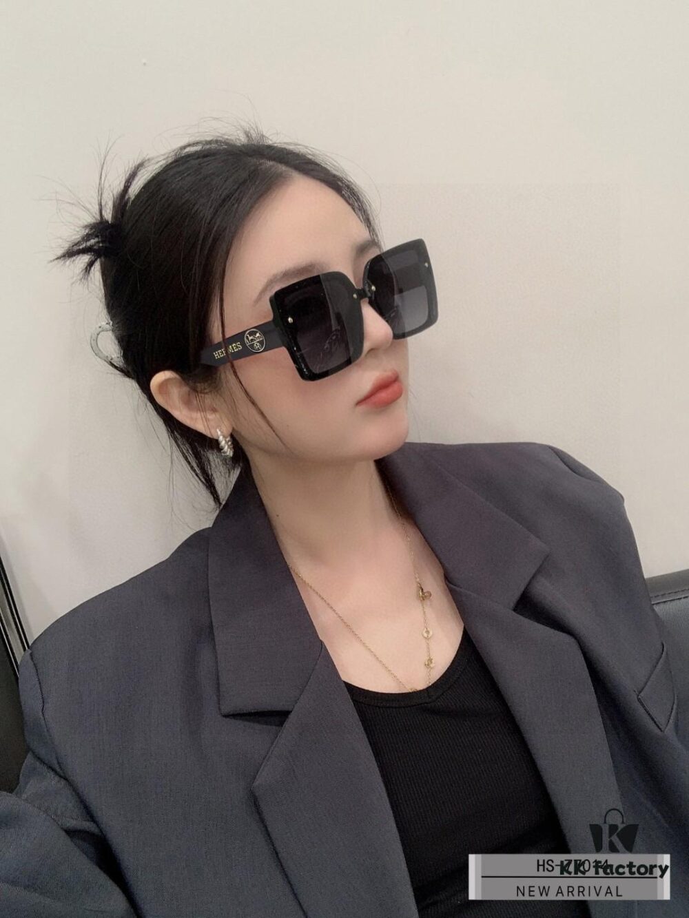 Hermes - New Model Sunglasses with Polarized Lenses, Lightweight TR90 Frame, UV Protection, Fashionable and Comfortable for Travel and Driving, 3 Colors Available