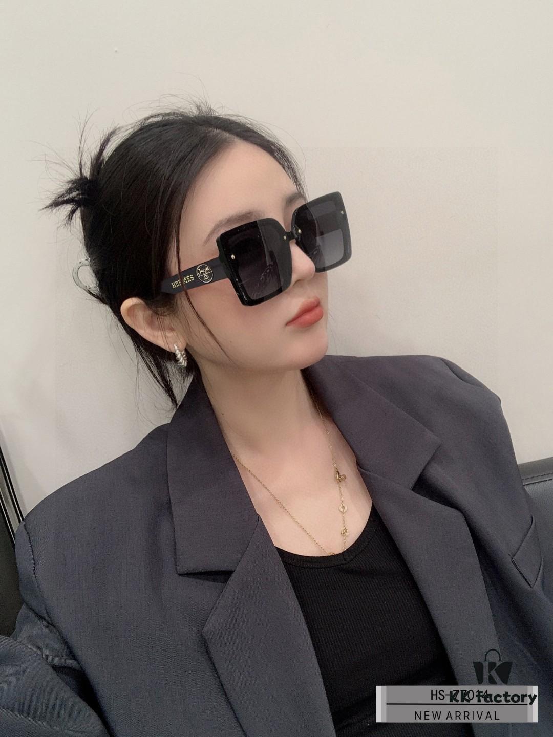 Hermes - New Model Sunglasses with Polarized Lenses, Lightweight TR90 Frame, UV Protection, Fashionable and Comfortable for Travel and Driving, 3 Colors Available