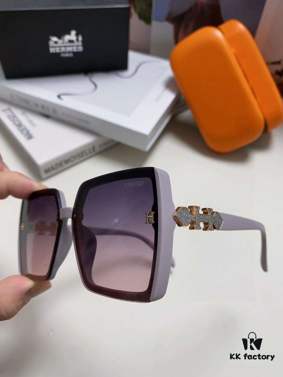 Hermes 2024 New Arrival Women's High-Definition Sunglasses