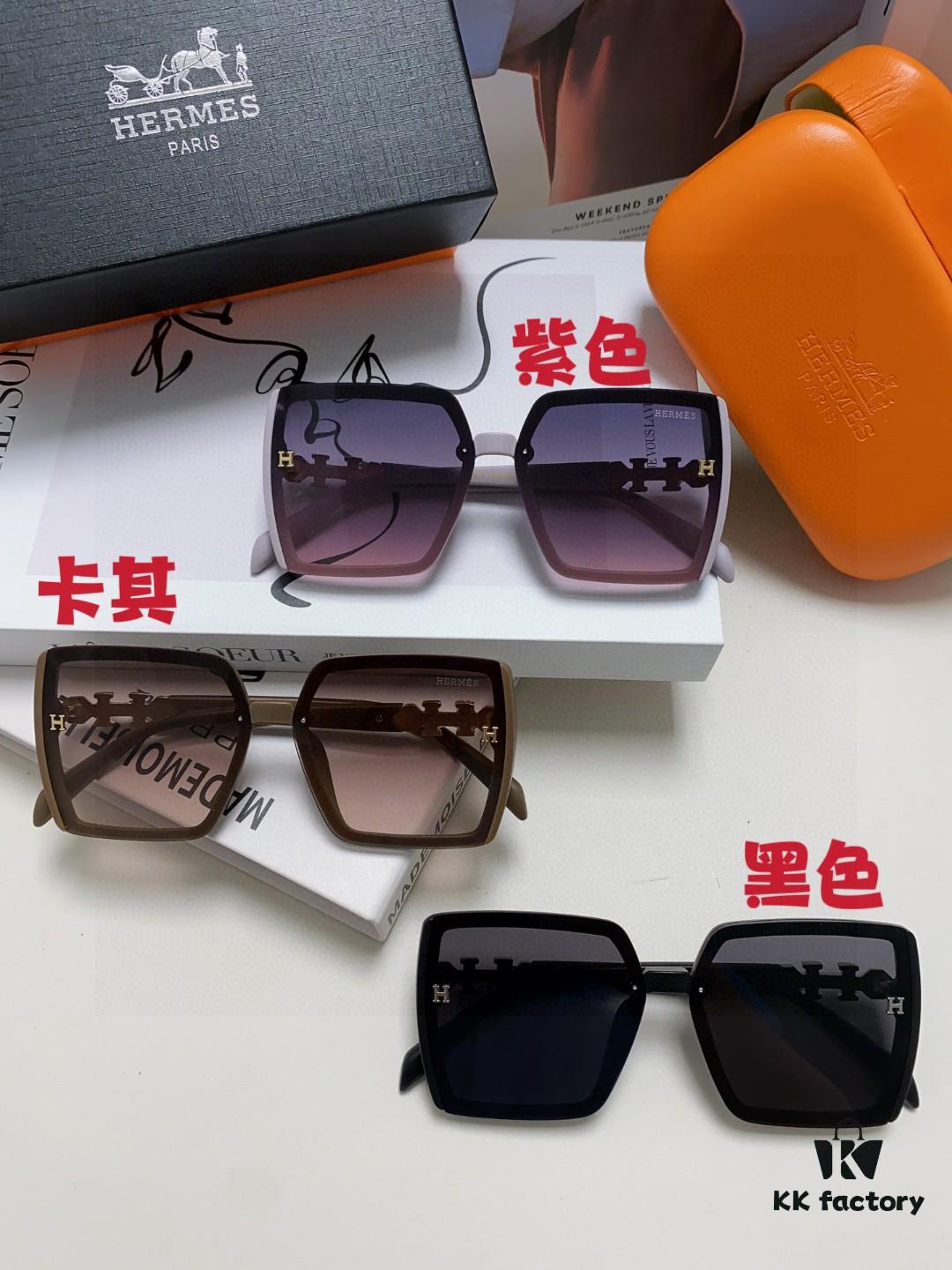 Hermes 2024 New Arrival Women's High-Definition Sunglasses