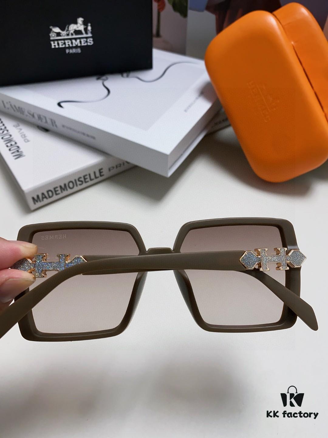 Hermes 2024 New Arrival Women's High-Definition Sunglasses