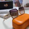 HERMES 2024 New Arrival Popular Fashion H Sunglasses for Women UV Protection Driver Shades Stylish White Sun Glasses