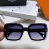 HERMES Women's Sunglasses UV Protection Oversized Round Frame Vintage Style 2024 New Arrival Fashionable Slimming Sunglasses for Large Faces