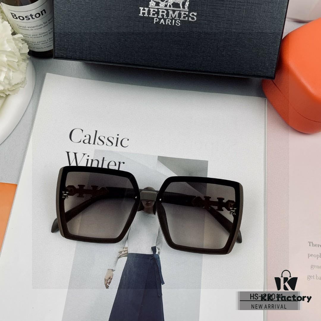 Hermes - HERMES, Polarized Sunglasses with Polylite Lenses, TR90 Frame Lightweight and Comfortable, Size 59-13-147, 2024 New Arrival Model 23011