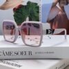 Hermes 2024 New Arrival Women's Square Oversized Sunglasses for Round Faces, Slimming UV Protection Sunglasses with Premium Look, Ideal for Travel and Sun Protection