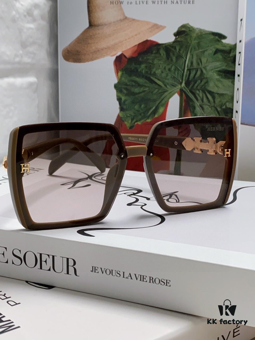 Hermes 2024 New Arrival Women's High-Definition Sunglasses