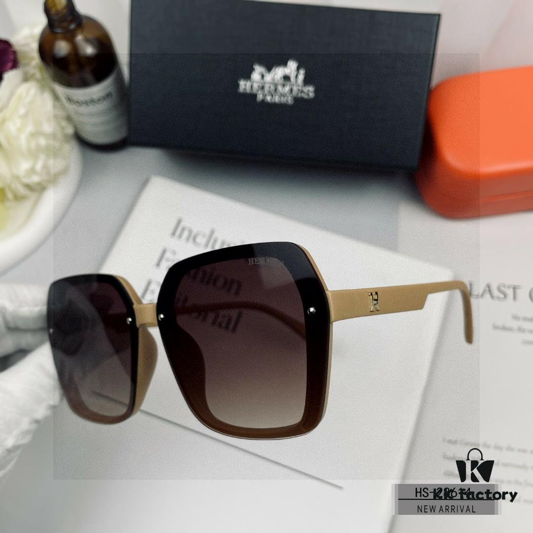 Hermes - HERMES | 2024 New Arrival Sunglasses with Polarized Lenses, Lightweight TR90 Frame, UV Protection, Fashionable Design for Travel and Daily Wear