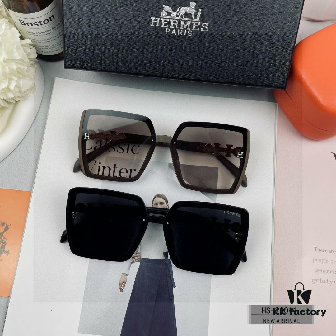 Hermes - HERMES | New 2024 Polarized Sunglasses with TR90 Frame and POLAROID Resin Lenses, Lightweight Comfortable Fit, UV Protection, Fashion Travel Essential for Driving and Outdoor Use, Model: 23011