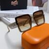 Hermes 2024 New Korean-Style Square Women's Sunglasses, Retro Fashion Minimalist Polarized Sunglasses, Unisex Eyewear
