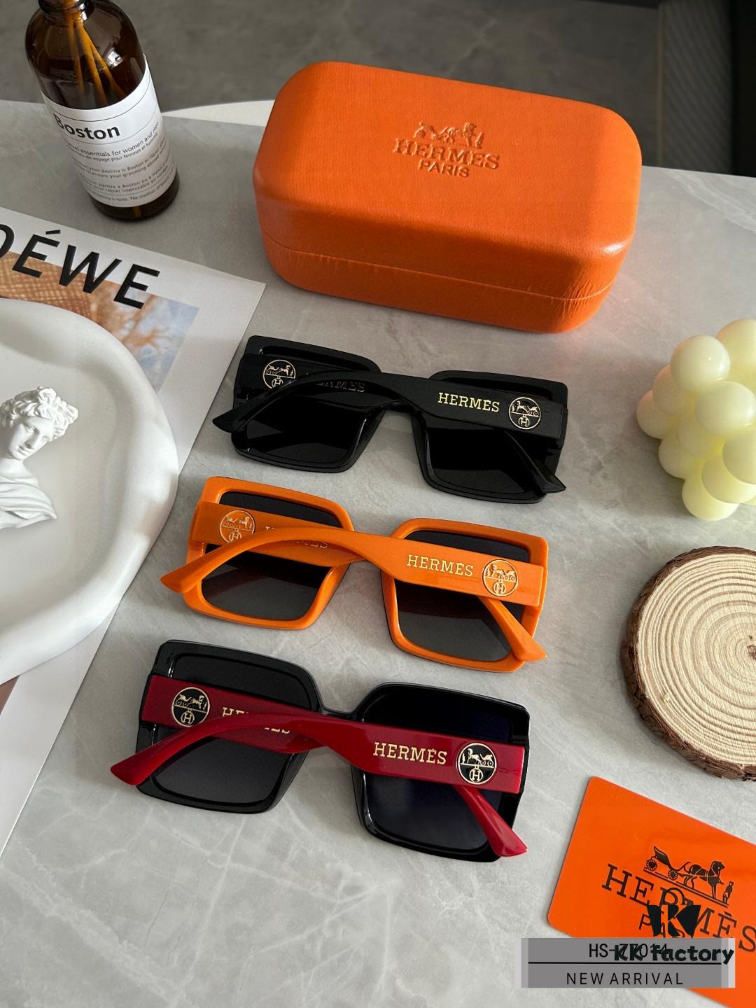 Hermes - New Model Sunglasses with Polarized Lenses, Lightweight TR90 Frame, UV Protection for Outdoor Travel and Driving, 3 Colors Available