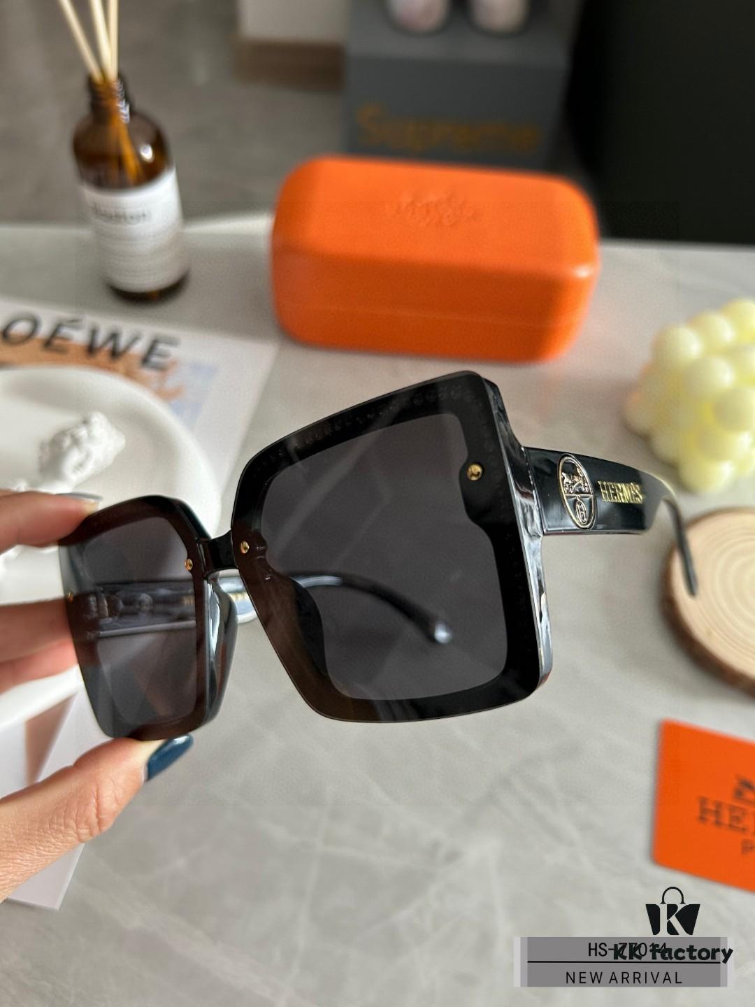 Hermes - New Model Sunglasses with Polarized Lenses, Lightweight TR90 Frame, UV Protection for Outdoor Travel and Driving, 3 Colors Available
