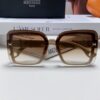 HERMES Hermès Women's Sunglasses UV Protection Oversized Round Frame Vintage Style Slimming Sunglasses 2024 New Arrival