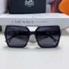 Hermes 2024 New Women's Square Oversized Sunglasses for Round Faces, Slimming UV Protection Sunglasses with Premium Aesthetic, Ideal for Travel and Sun Protection