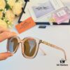 Hermes Sunglasses for Women, Trendy Square Frame UV Protection Glasses, Slimming Design for Round Faces, Suitable for Summer and Myopia, Unisex Style