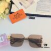 Hermes New Arrival Sunglasses for Women, High-End Fashion UV Protection, Anti-Glare, Instagrammable Driving Sunglasses