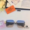 Hermes New Arrival Sunglasses for Women, High-End Fashion UV Protection, Anti-Glare, Instagrammable Driving Sunglasses