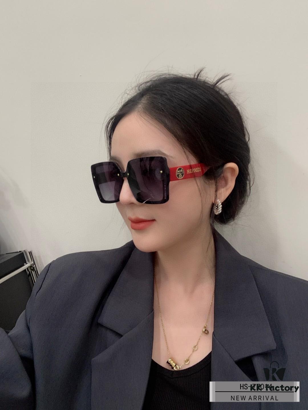 Hermes - New Arrival Sunglasses with Polarized Lenses, Lightweight TR90 Frame, UV Protection, Fashionable Design for Travel and Driving, 3 Colors Available