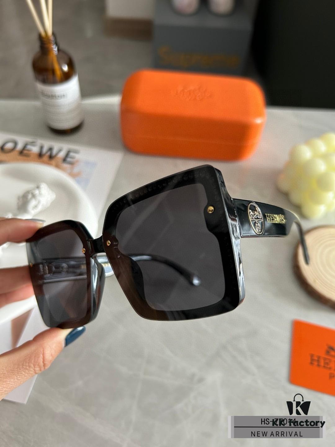 Hermes - New Arrival Sunglasses with Polarized Lenses, Lightweight TR90 Frame, UV Protection, Fashionable Design for Travel and Driving, 3 Colors Available
