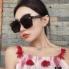 HERMES 2024 Spring New Arrival Original Luxury Square Sunglasses H7998