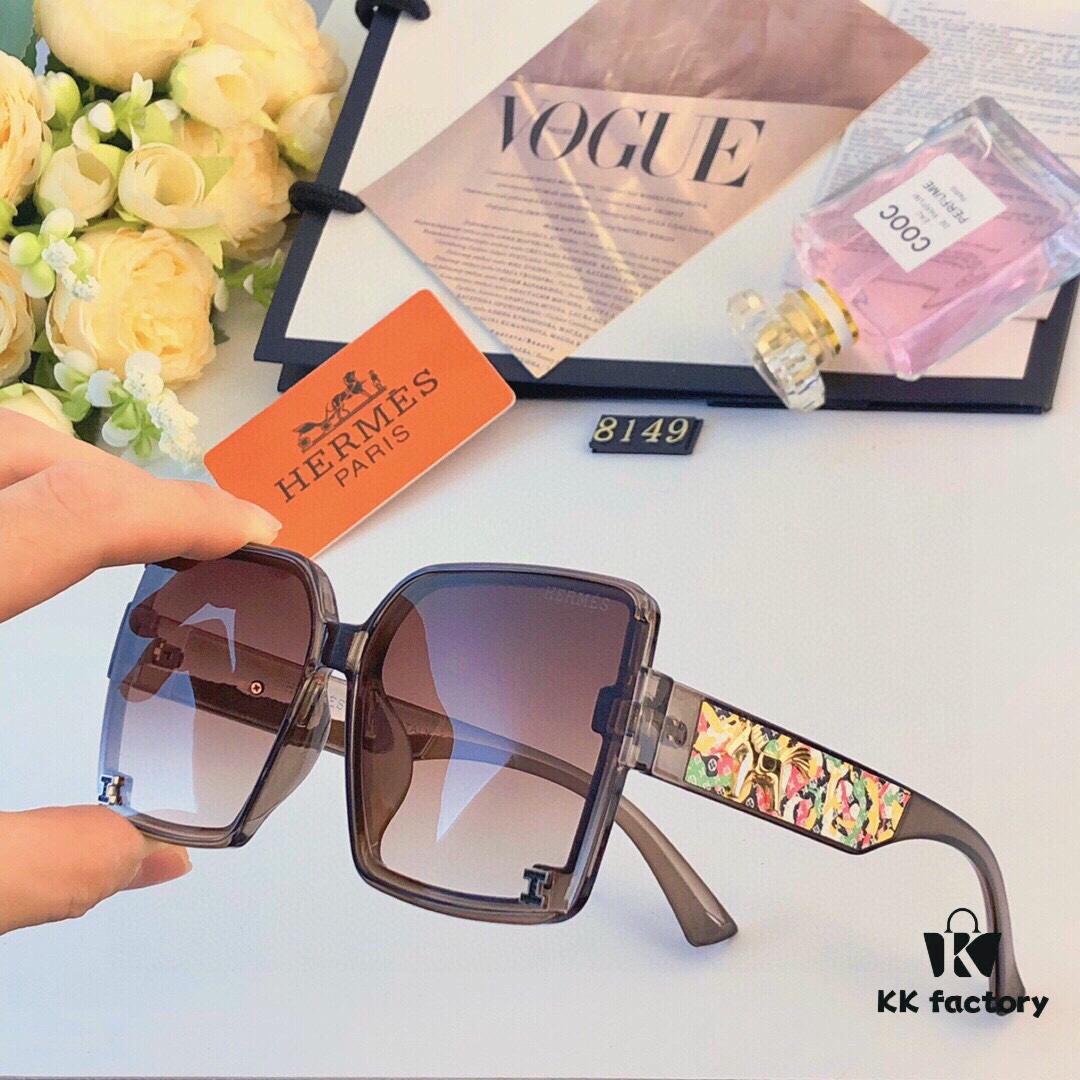 Hermes New Arrival 2024 Minimalist Fashion Sunglasses, Versatile Trendy Shades for Women, Exquisite Style Unisex Eyewear