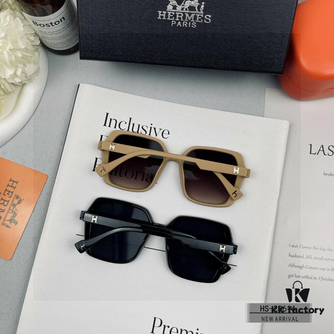 Hermes - New 2024 Polarized Sunglasses Model 28614 with TR90 Frame and Polylite Lenses