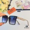 Hermes Women's Square Retro Sunglasses, Korean Style Ins High-End Fashion, Slimming for Large Faces, Stylish Street Snap UV Protection
