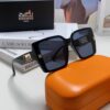 Hermes 2024 New Arrival Polarized Sunglasses for Women, Fashion Oversized Frame, Slimming Effect, UV Protection, Versatile and Stylish