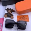 HERMES 2024 Spring New Arrival Original Shipment Popular Luxury Square Sunglasses Model H8998